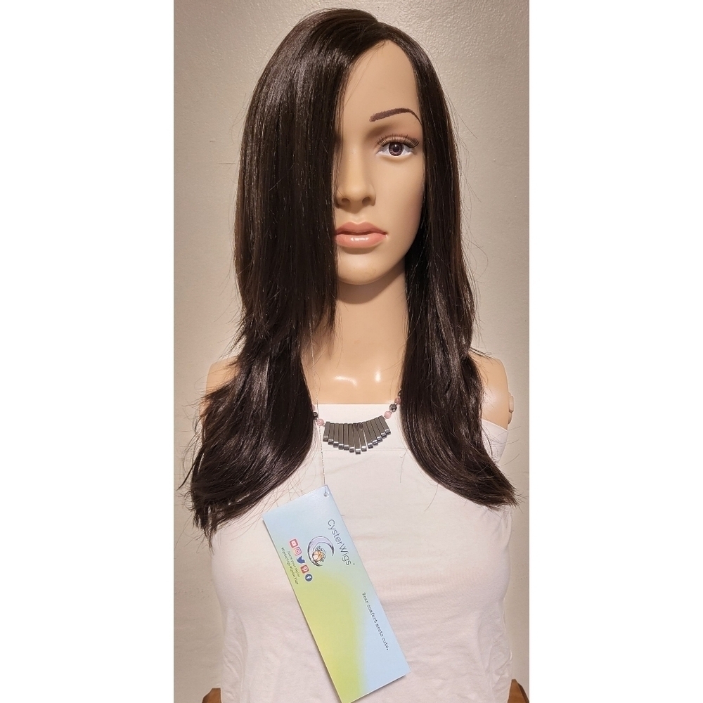 Meghan Mono Wig by Wigs Forever (CysterWigs)  - (color - Black Magic)